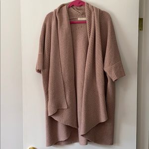 blush pink cardigan